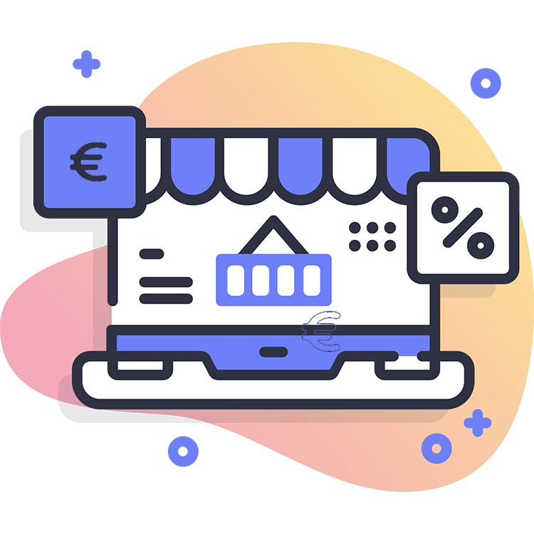 Webshop laten maken - icoon van een winkeletalage Webshop laten maken - Udesite - icoon van een winkeletalage